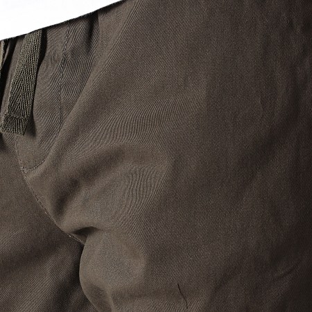 Classic Series - Pantalones cargo finos verde caqui