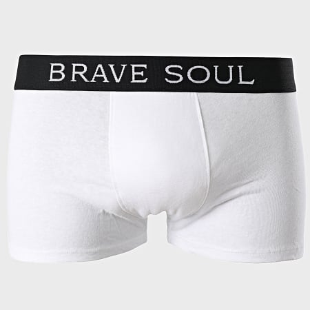 Brave Soul - Lot De 2 Boxers 18Brook Blanc Noir