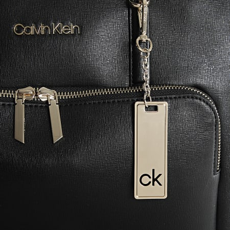 Calvin Klein - Sac A Main Femme Shopper Saffiano 8554 Noir