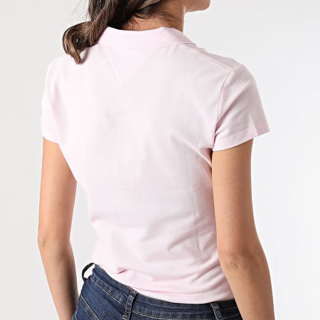 Tommy Hilfiger - Polo Manches Courtes Femme Heritage 6661 Rose