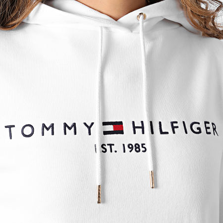 Tommy Hilfiger - Sweat Capuche Femme Heritage 1998 Blanc