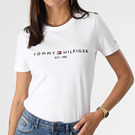 Tommy Hilfiger - Tee Shirt Femme Heritage 1999 Blanc