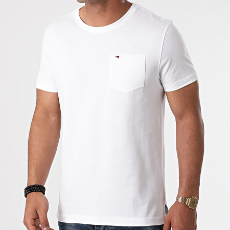 Tommy Hilfiger - Classic Pocket Camiseta 9230 Blanco