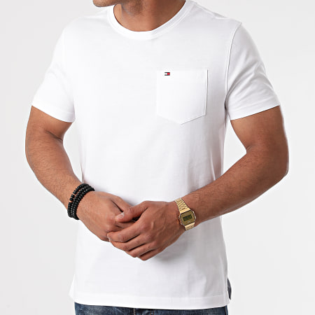 Tommy Hilfiger - Classic Pocket Camiseta 9230 Blanco