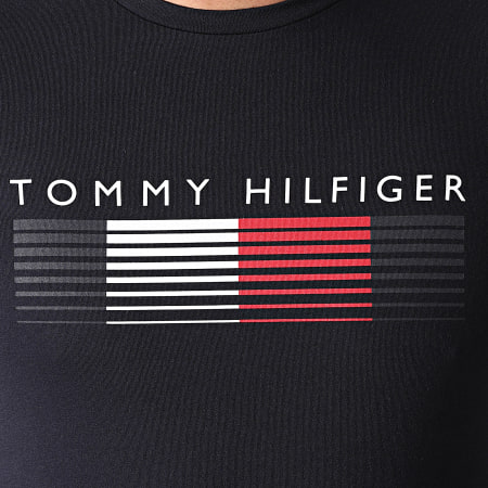 Tommy Hilfiger - Tee Shirt Fade Graphic Corp 1008 Bleu Marine