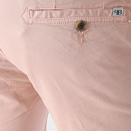 Paname Brothers - Pantalones cortos chinos ajustados rosa Bary