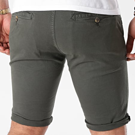 Paname Brothers - Short Chino Skinny Bary Gris Anthracite