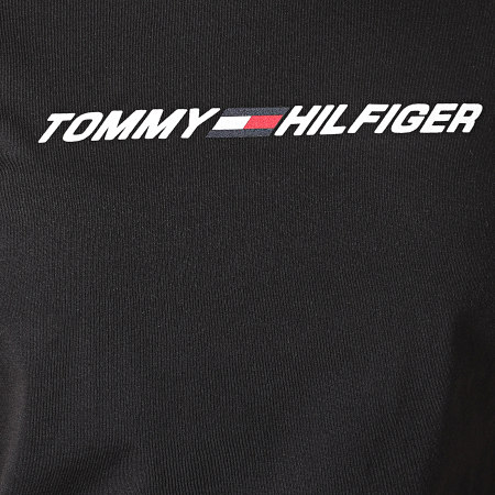 Tommy Hilfiger - Maglietta grafica regolare da donna C-nk 1016 Nero