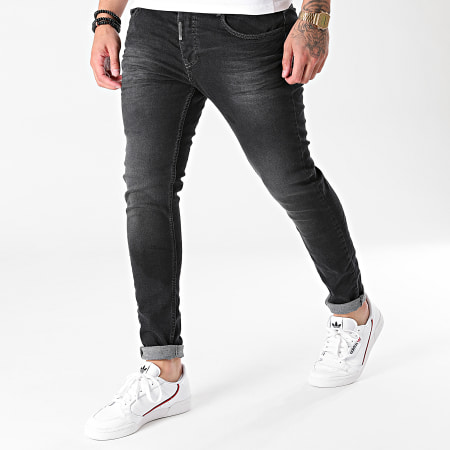 Black Needle - Skinny Jeans BN-3123 Negro