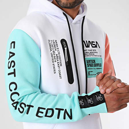 Final Club - Sweat Capuche Nasa Space Limited Edition Pastel 705 Blanc
