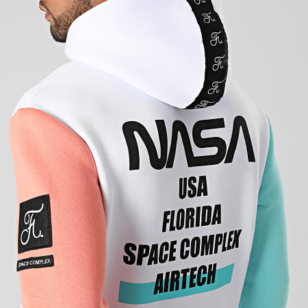 Final Club - Sweat Capuche Nasa Space Limited Edition Pastel 705 Blanc