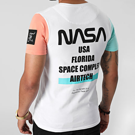 Final Club - Camiseta Nasa Space Edición Limitada Pastel 707 Blanca