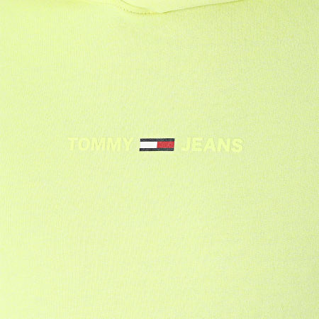Tommy Jeans - Sweat Capuche Gel Straight Logo 0703 Jaune