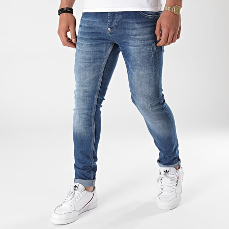 Uniplay - 522 Jeans skinny in denim blu