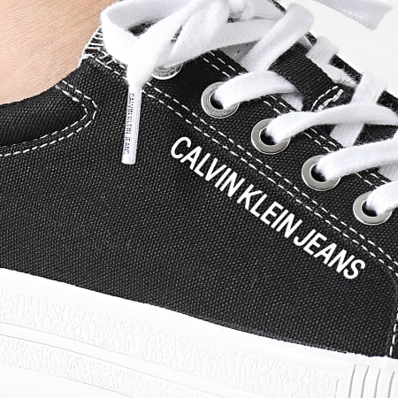 Calvin Klein - Baskets Femme Vulcanized Sneaker Lace Up 0042 Black