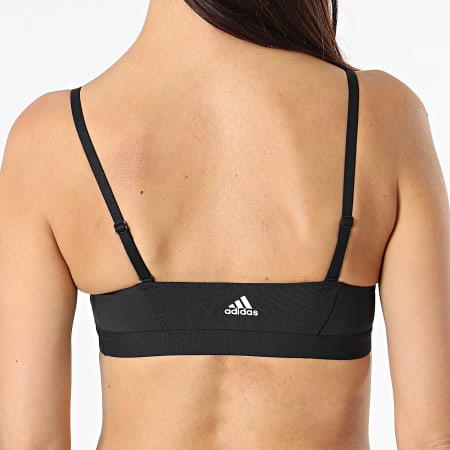 Adidas Sportswear - Brassière Femme 3 Stripes FJ7281 Noir