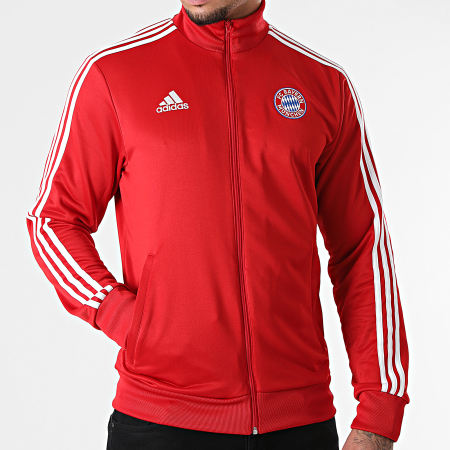 adidas - Veste Zippée A Bandes FC Bayern GR0684 Rouge