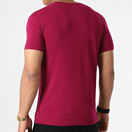 Calvin Klein - Tee Shirt Seasonal Monogram 7065 Bordeaux
