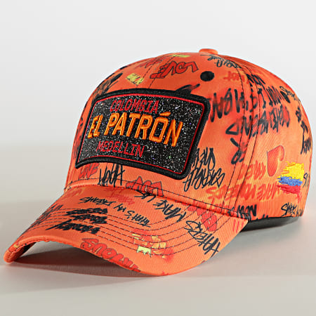 Classic Series - Cappello arancione con stampa El Patron