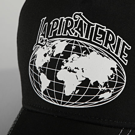 La Piraterie - Casquette Globe Noir