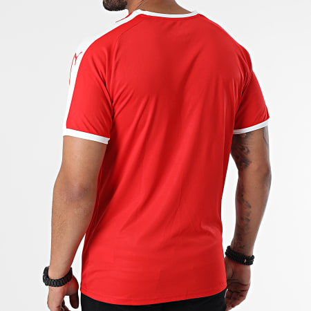 Puma - Tee Shirt De Sport Liga Jersey Striped 703424 Rouge Blanc