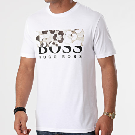 BOSS - Tee Shirt Teally 50453672 Blanc