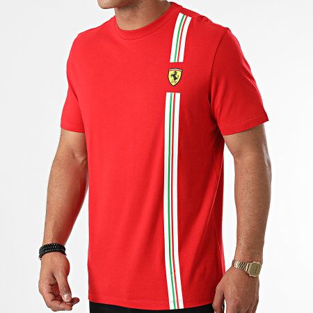 Ferrari - Tee Shirt Italian Flag 130101009 Rouge