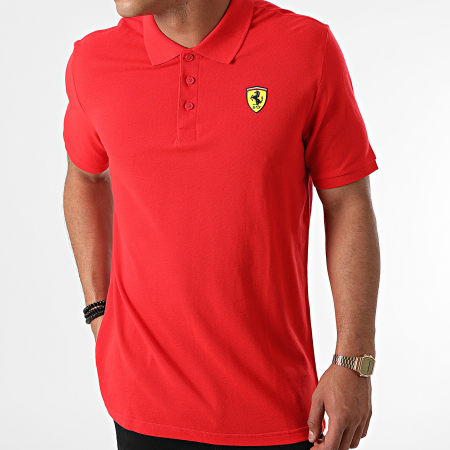 Ferrari - Polo Manches Courtes Classic 130181063 Rouge