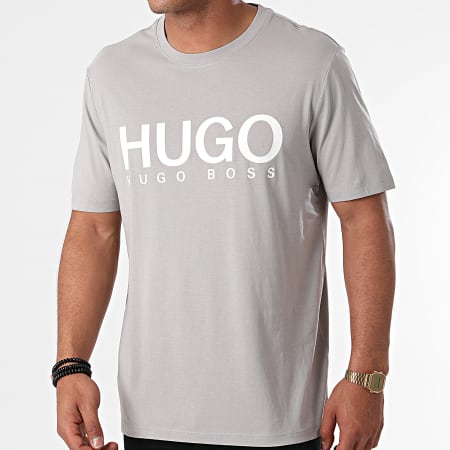 HUGO - Tee Shirt Dolive 213 50454191 Gris Clair