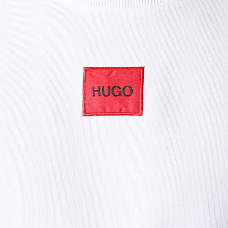HUGO - Diragol Felpa girocollo 212 50447964 Bianco