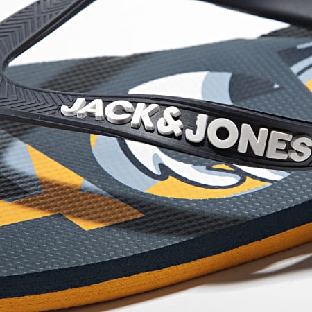 Jack And Jones - Tongs Print Logo 12184307 Bleu Marine