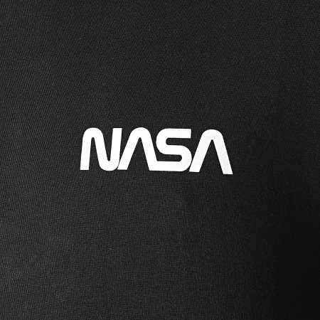 NASA - Set di 3 magliette con logo sul petto nero, bianco, grigio, grigio scuro