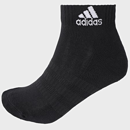 Adidas Originals - Lot De 3 Paires De Chaussettes Cush Ankle DZ9364 Gris Chiné Blanc Noir