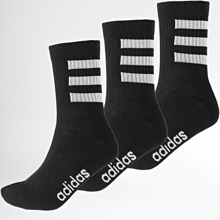 Adidas Sportswear - Lot De 3 Paires De Chaussettes 3 Stripes GE6163 Noir