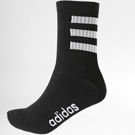 Adidas Sportswear - Lot De 3 Paires De Chaussettes 3 Stripes GE6163 Noir
