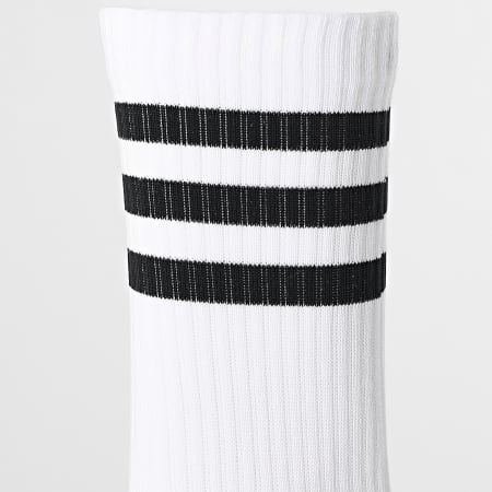 Adidas Performance - Lot De 3 Paires De Chaussettes 3 Stripes Cush Crew H27756 Blanc Noir