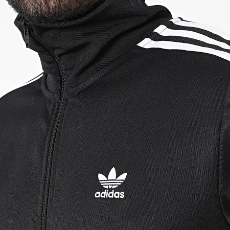 Adidas Originals - Veste Zippée A Bandes Beckenbauer H09112 Noir