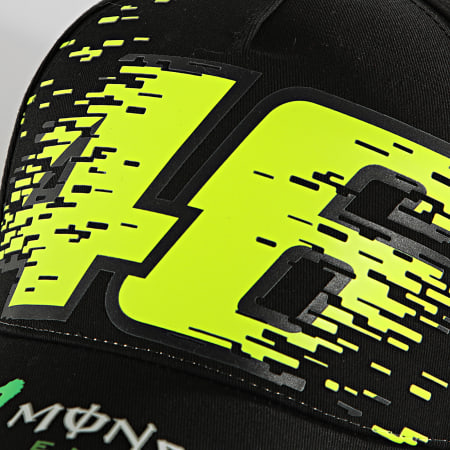 Casquette VR46 Officielle Jaune, Valentino Rossi, Taille Unique, Vintage Course Moto