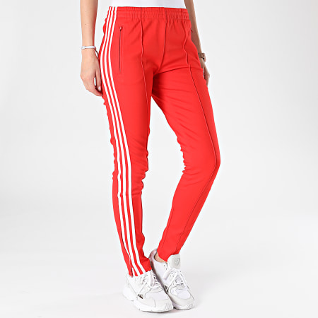 Adidas Originals - Pantalon Jogging Femme A Bandes H34579 Rouge