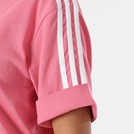 Adidas Originals - Robe Tee Shirt Femme A Bandes H35503 Rose