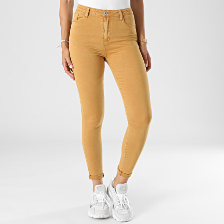Girls Outfit - Jean Skinny Femme B983 Moutarde