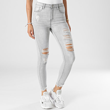 Girls Outfit - Jeans skinny da donna B873 Grigio