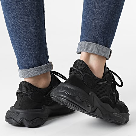 Adidas Originals - Ozweego Zapatillas Mujer EE7775 Core Negro Gris Verdadero Metálico