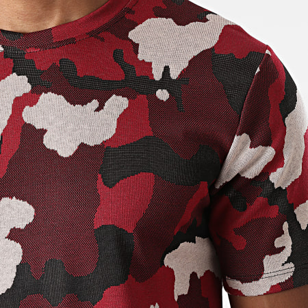 Frilivin - Tee Shirt Camouflage 15251 Rouge Beige