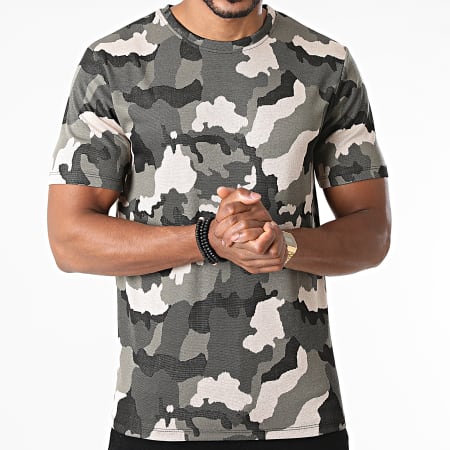 Frilivin - Tee Shirt Camouflage 15251 Vert Kaki