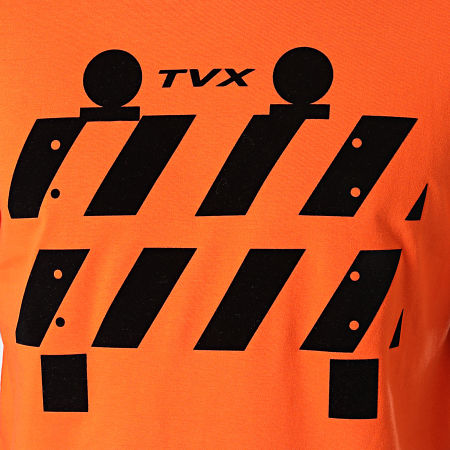 13 Block - Tee Shirt TVX Orange Noir