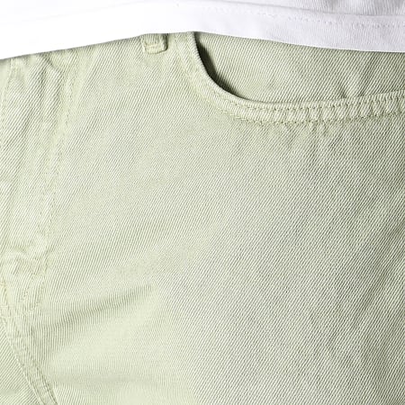 2Y Premium - Pantaloncini Jean AT8108 Verde chiaro