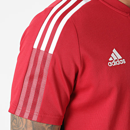 Adidas Sportswear - Polo Manches Courtes A Bandes Arsenal FC GR4170 Rouge
