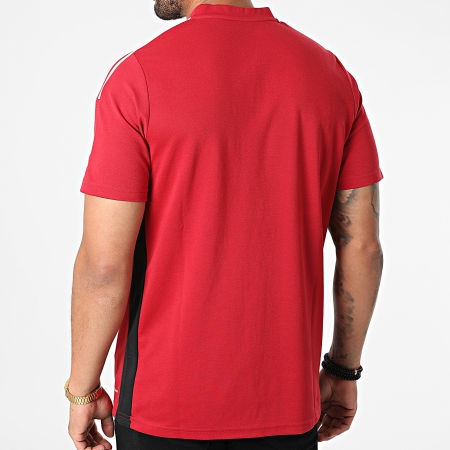Adidas Sportswear - Polo Manches Courtes A Bandes Arsenal FC GR4170 Rouge