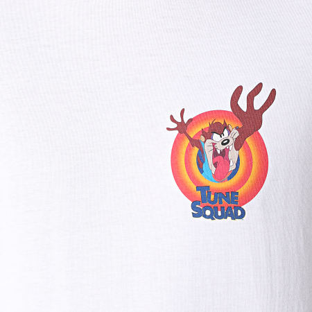 Looney Tunes - Tee Shirt Space Jam Taz Blanc